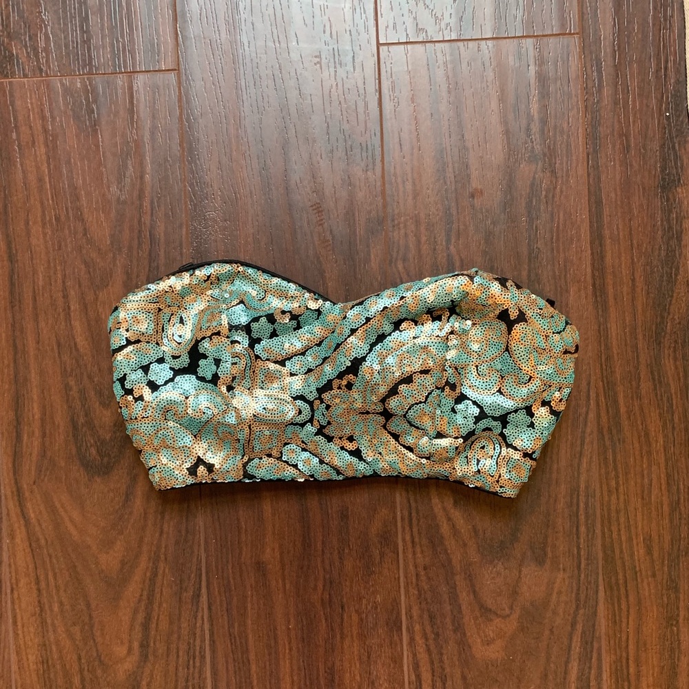 Sequin mermaid bralette